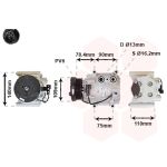 Compressor, ar condicionado VAN WEZEL 7700K034