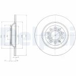 Bremsscheibe DELPHI BG4088