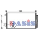 Condenseur (climatisation) AKS DASIS 082054N