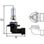Lâmpada Halogen HELLA HB3 Standard 12V, 60W, 1 peça