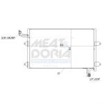 Condenseur (climatisation) MEAT & DORIA 991145