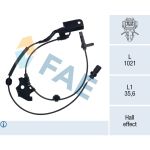 Capteur, vitesse de rou FAE 78741