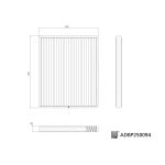 Innenraumluftfilter mit Aktivkohle BLUE PRINT ADBP250094