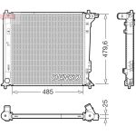 Raffreddatore motore DENSO DRM41031