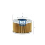 Filtro, sistema hidráulico de trabalho UFI 82.159.00