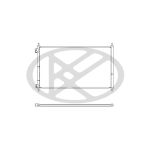Condensatore, impianto di climatizzazione KOYORAD CD080588