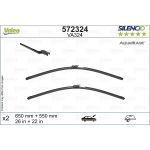 Wischblatt VALEO AquaBlade 572324, 650/550mm, Vorne, 2 Stück