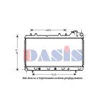 Radiateur moteur AKS DASIS 350180N