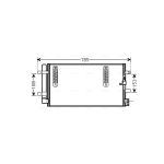 Condensator, airconditioning AVA COOLING AIA5297D
