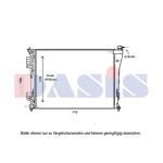 Radiateur moteur AKS DASIS 560084N