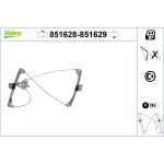 Elevalunas VALEO 851629