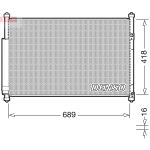 Condensatore, impianto di climatizzazione DENSO DCN47006