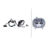 Sensor do ABS traseiro, direito HELLA 6PU 230 048-811