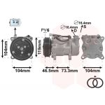 Compressor, ar condicionado VAN WEZEL 0900K030