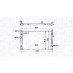 Raffreddatore motore MAGNETI MARELLI 350213207200