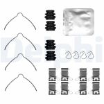 Kit de acessórios, pastilhas de travão DELPHI LX0849