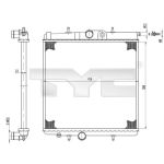 Raffreddatore motore TYC 726-0017-R