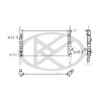 Raffreddatore motore KOYORAD PL322442