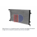 Motorradiateur AKS DASIS 040022N