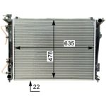 Arrefecedor do motor MAHLE CR 1338 000S