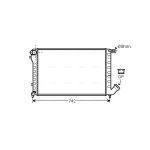 Radiateur moteur AVA COOLING CN2195