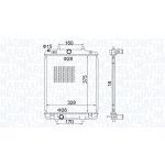 Raffreddatore motore MAGNETI MARELLI 350213203100