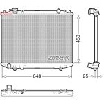 Raffreddatore motore DENSO DRM10117