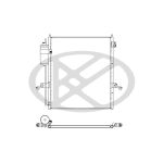 Condensatore, impianto di climatizzazione KOYORAD CD030433