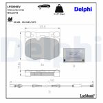 Conjunto de pastilhas de travão DELPHI LP5098EV