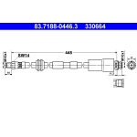 Tubo flessibile del freno ATE 83.7188-0446.3