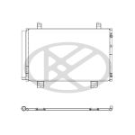 Condensatore, impianto di climatizzazione KOYORAD CD010887
