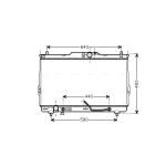 Radiateur moteur AVA COOLING HY2114