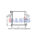 Arrefecedor do motor AKS DASIS 520116N