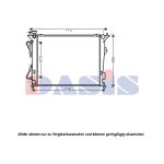 Radiateur moteur AKS DASIS 560042N