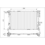 Arrefecedor do motor VALEO 701158