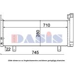 Condenseur (climatisation) AKS DASIS 212078N