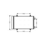 Condenseur (climatisation) AVA COOLING CNA5263D