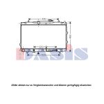 Radiateur moteur AKS DASIS 510095N