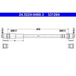 Tubo flessibile del freno ATE 24.5224-0460.3