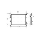 Radiateur moteur AVA COOLING FTA2371