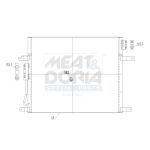 Condenseur (climatisation) MEAT & DORIA 991074
