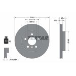 Disque de frein TEXTAR 92279203