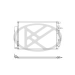Condensador, sistema de ar condicionado KOYORAD CD311184