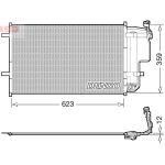Condenseur (climatisation) DENSO DCN44011