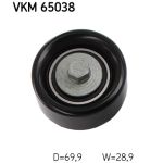 Polia guia, correia trapezoidal SKF VKM 65038