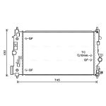 Motorkühler AVA COOLING OL2546