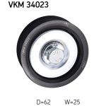 Polia guia, correia trapezoidal SKF VKM 34023