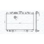 Radiateur moteur MAGNETI MARELLI 350213175700