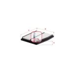 Filtro aria SOFIMA S 3D57 A