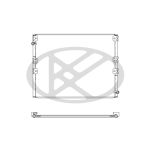 Condensador, sistema de ar condicionado KOYORAD CD010178M0A